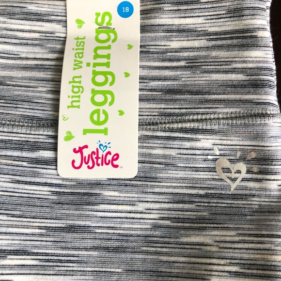 Justice high waist leggings - Picture 3 of 4